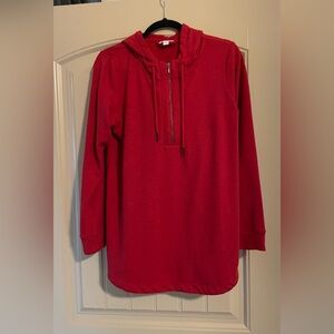 J Jill Fit Hooded Tunic - size small